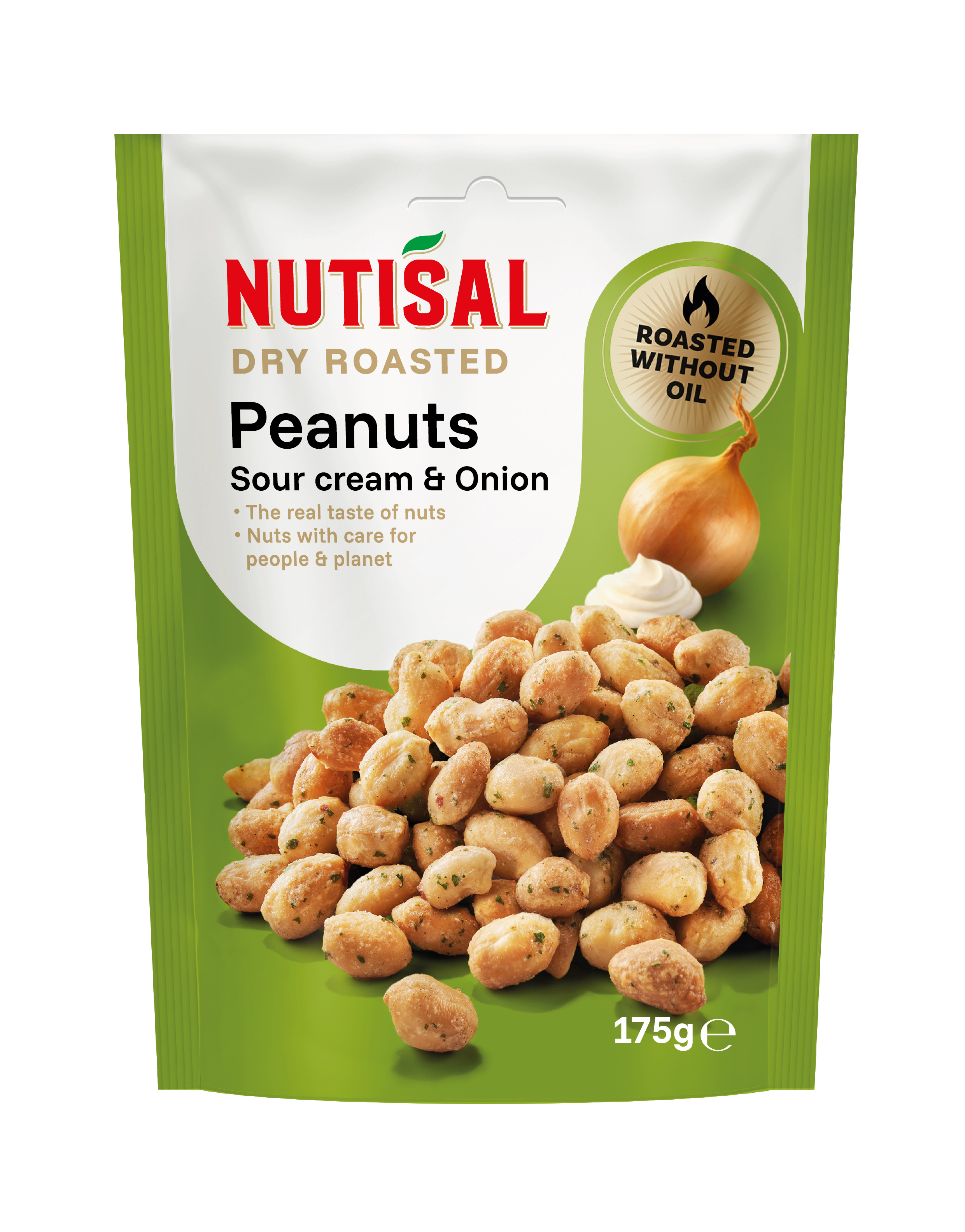 Nutisal Peanuts Sour cream & Onion 175g